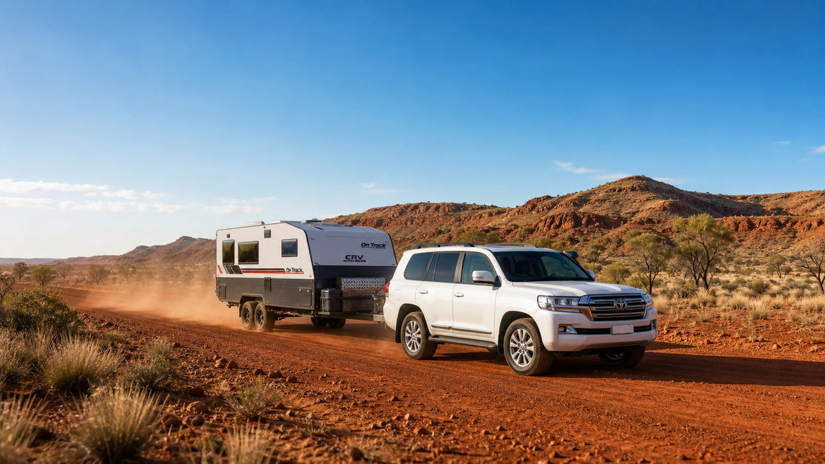 Australian outback landscape representing Big Lap caravan planning