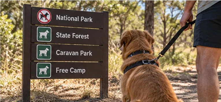 National Park and Caravan Park Pet Rules in Australia: What to Check Before You Book