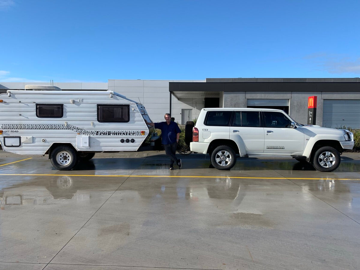 Tony with the Trakmaster Kimberley and Nissan Patrol