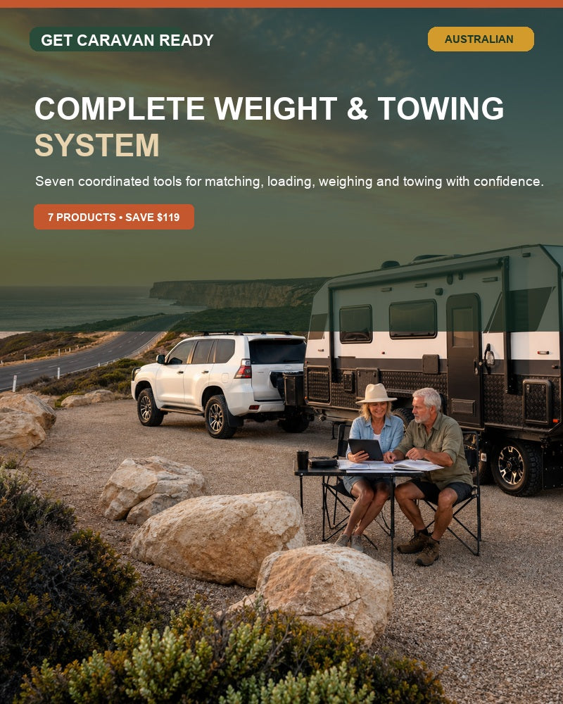 Complete Weight and Towing System Australian caravan bundle cover
