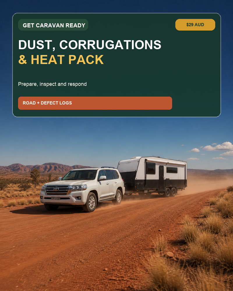 Dust, Corrugations & Heat Pack — Australian Red Centre edition