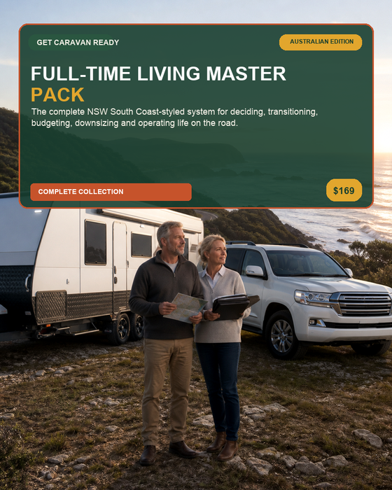 Full-Time Living Master Pack — Australian caravan digital product