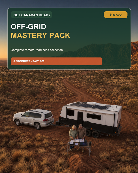 Off-Grid Mastery Pack — complete Australian remote-readiness collection