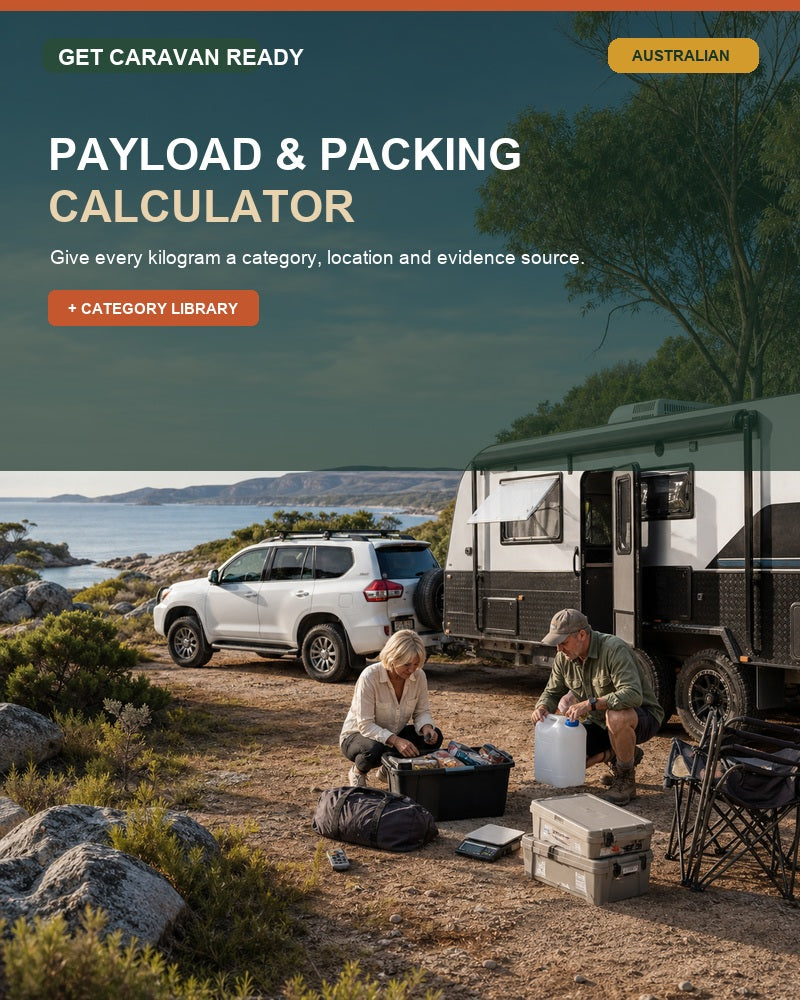 Payload and Packing Calculator Australian caravan guide cover