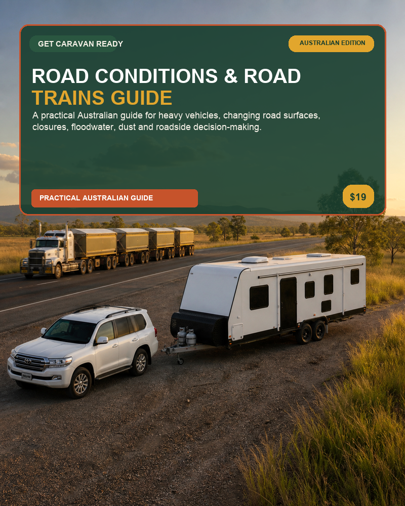 Road Conditions & Road Trains Guide — Australian caravan digital product