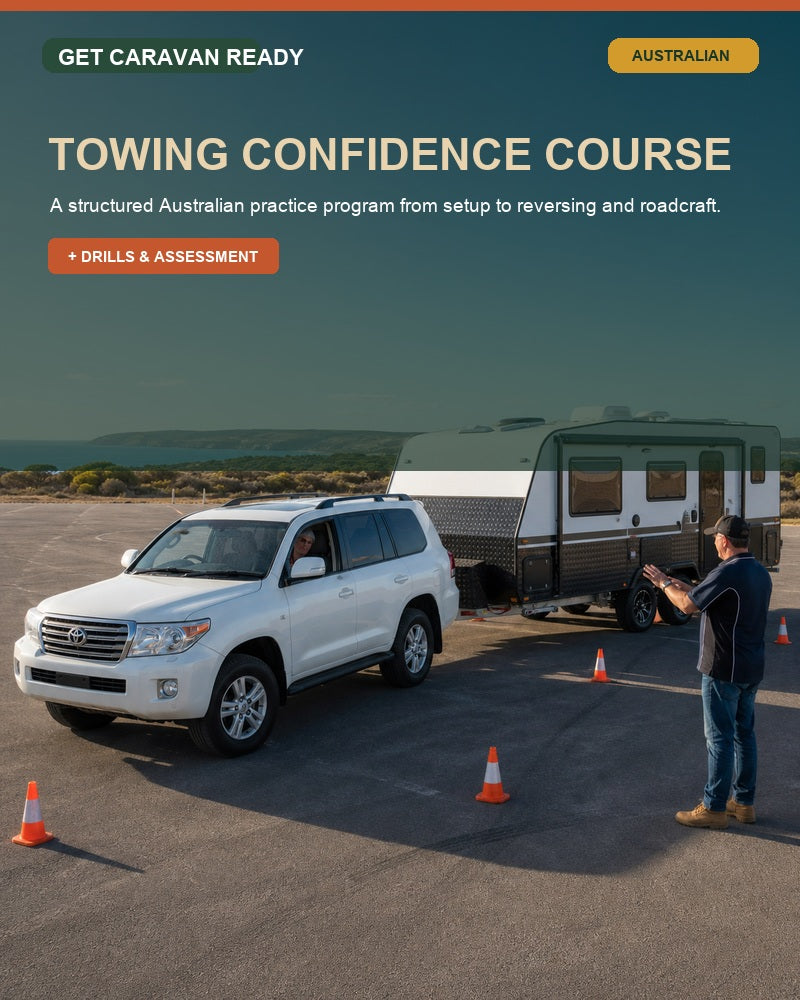 Towing Confidence Course Australian caravan training cover