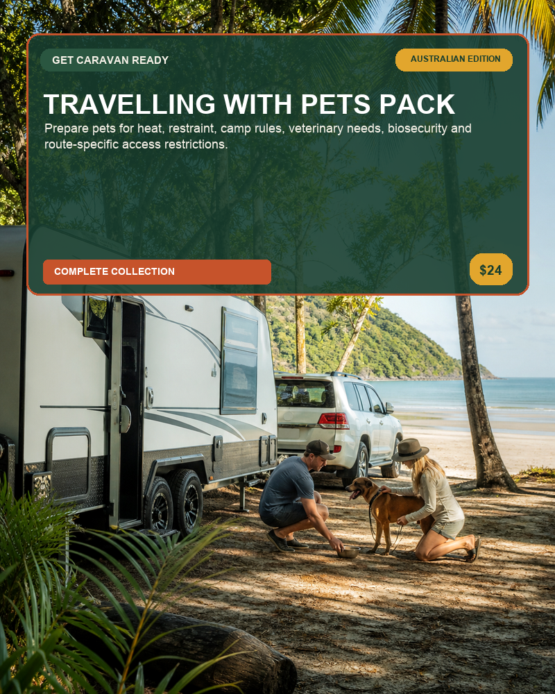 Travelling with Pets Pack — Australian caravan digital product