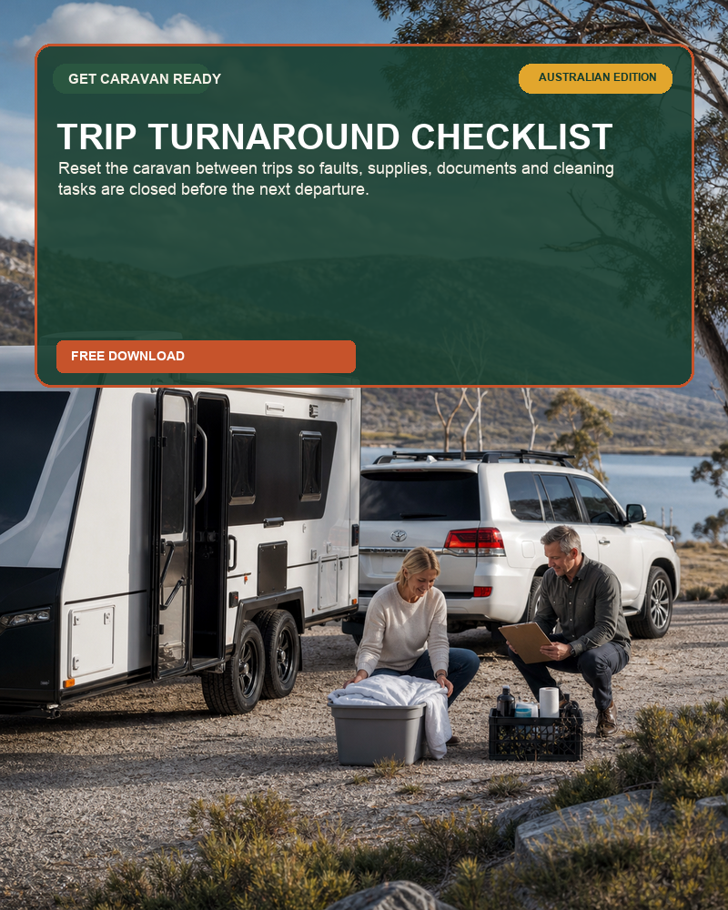 Trip Turnaround Checklist — Australian caravan digital product