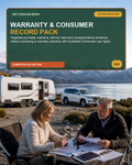 Warranty & Consumer Record Pack — Australian caravan digital product