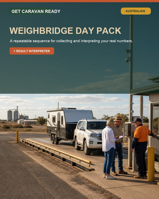 Weighbridge Day Pack Australian caravan guide cover