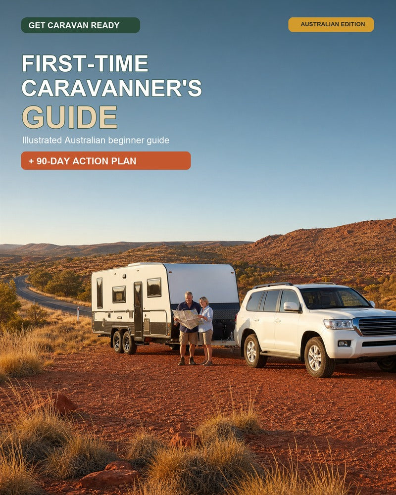 First-Time Caravanner’s Guide — illustrated Australian beginner guide and 90-day action plan
