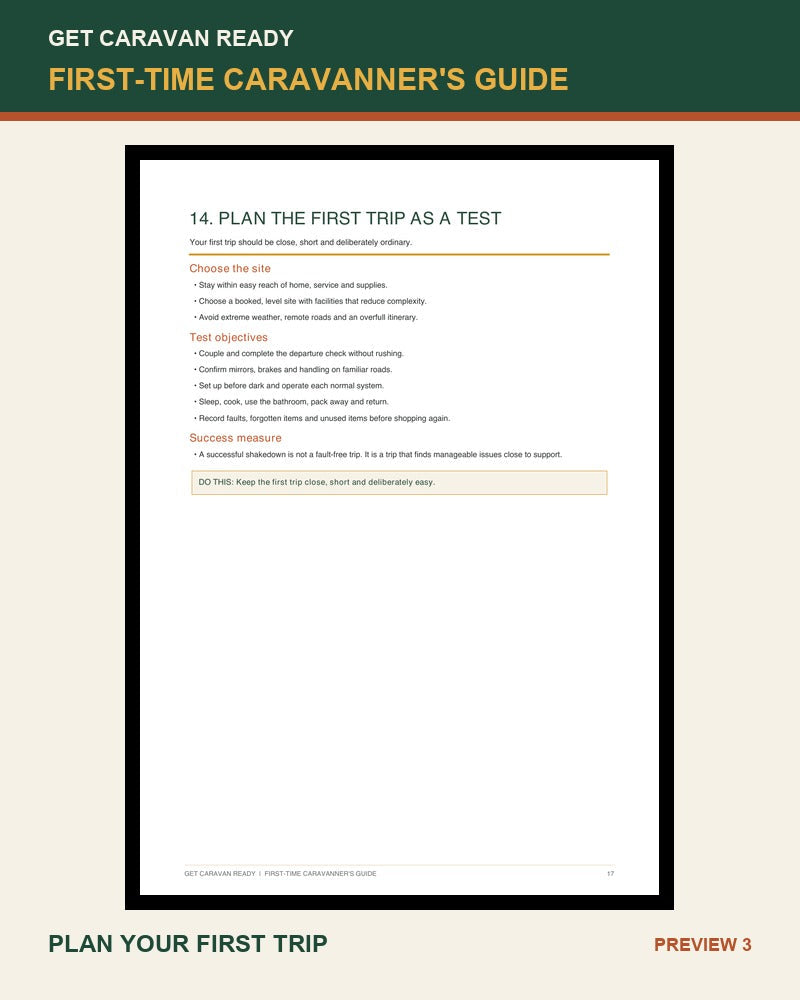 First-Time Caravanner's Guide — real inside preview 3