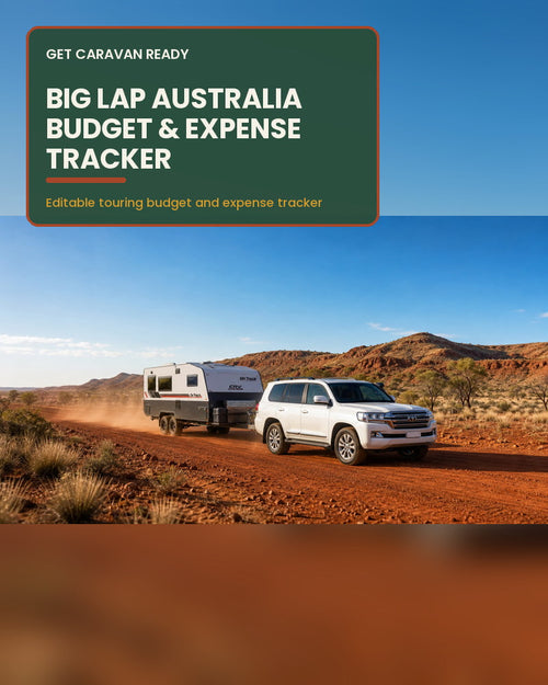 Big Lap Australia Budget & Expense Tracker branded cover